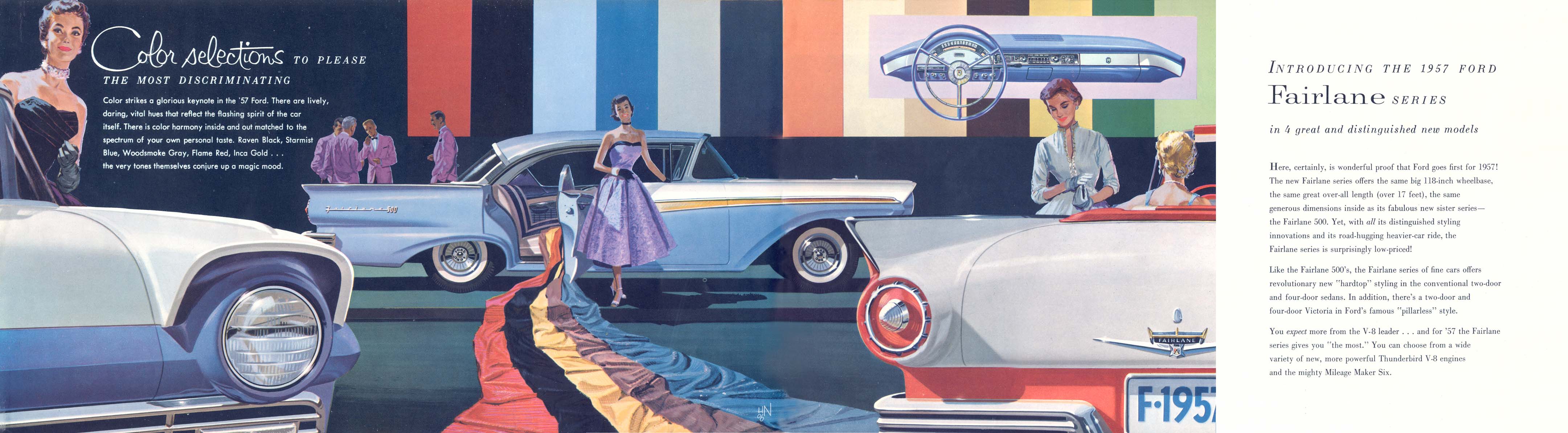 1957 Ford Fairlane Brochure Page 2